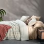 Постельное белье «Gerardo Bej» (евро; вареный хлопок stonewashed: 100% хлопок)