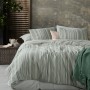 Постельное белье «Gerardo Yesil» (евро; вареный хлопок stonewashed: 100% хлопок)