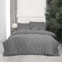 Постельное белье «Buda Gri» с вышивкой (евро; сатин stonewashed: 100% хлопок)