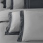 Постельное белье «Layana Gri» (евро; сатин: 100% хлопок Giza)