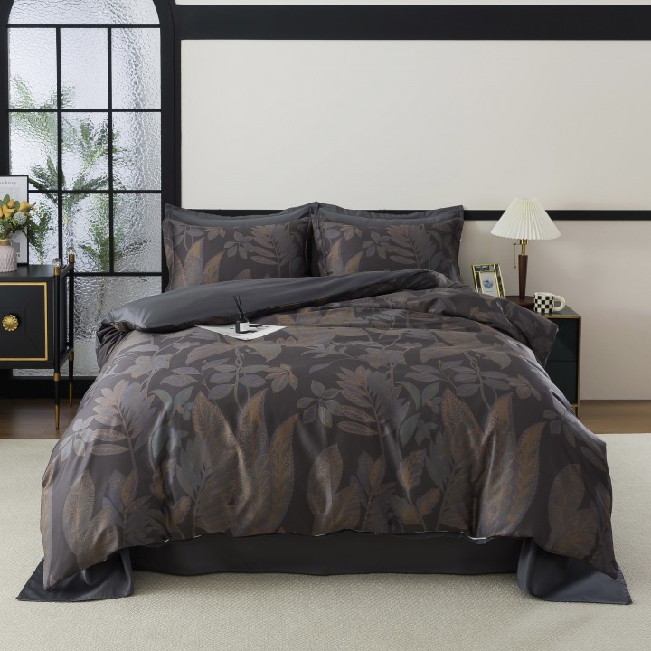 Постельное белье «Noire» (1,5 - спальный; мако-сатин: 100% египетский хлопок)