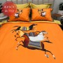 Комплект постельного белья «El Inka Orange» (дуэт; мако-сатин: 100% египетский хлопок)