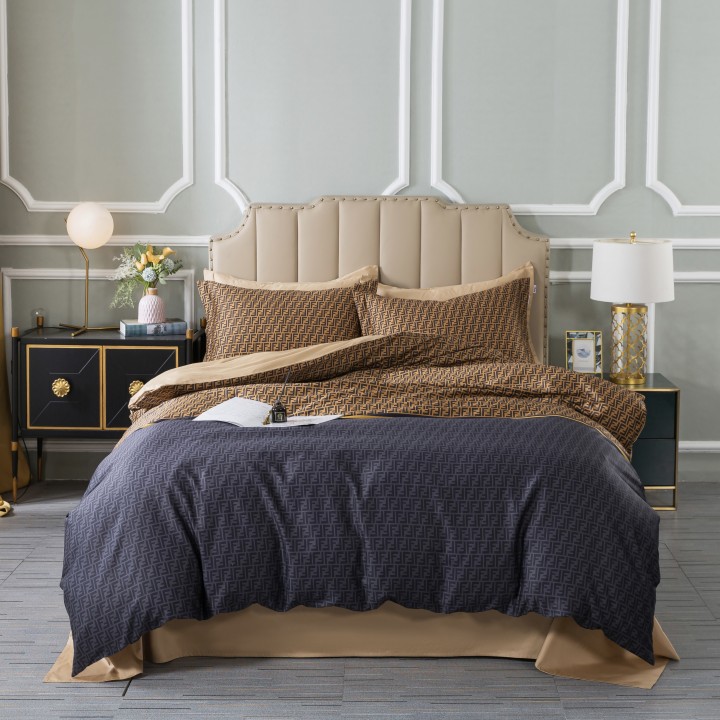 Постельное белье «Karl» (дуэт; мако-сатин: 100% египетский хлопок)