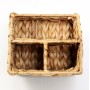 Плетеная корзина «Wern», размер S (12х17х15 см; водный гиацинт; цвет: натуральный)